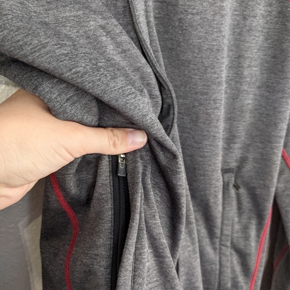 REI Gray and Red Zip Up - Picture 10 of 10
